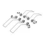 Phil rugós rögzítő inox Topmet