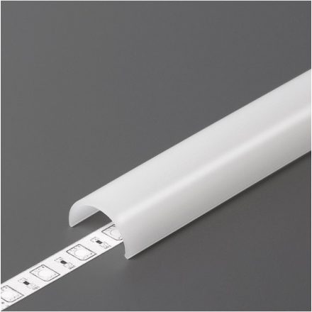 "D" klikk opál LED profil fedél Topmet