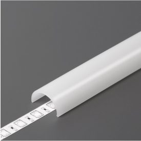 "D" klikk opál 4000mm LED profil fedél Topmet