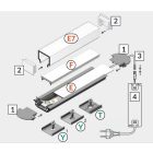 Groove14 fekete LED Profil Topmet