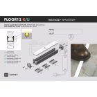 Floor12 eloxált LED profil Topmet 