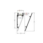 Topmet Walle12 BCD fehér LED profil 2000 mm