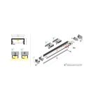 Begton12 natur alu 4000mm LED profil Topmet 