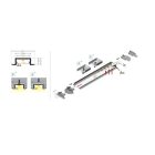 Topmet Begtin12 süllyesztett eloxált alumínium LED profil 2000 mm