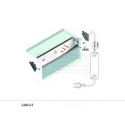 Cabi12E eloxált LED profil Topmet