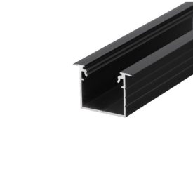 Linea-in20 süllyesztett fekete 4000mm ALU LED profil Topmet