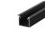 Linea-in20 süllyesztett fekete 4000mm ALU LED profil Topmet