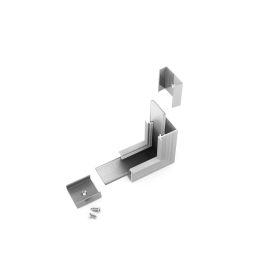 LINEA-IN20 térben forduló eloxált sarokidom 90° Topmet