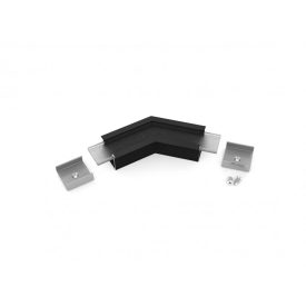 LINEA-IN20 fekete eloxált sarokidom 135° Topmet