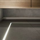 LED profil Epoxi Prémium IP68 járófelületbe süllyeszthető + LED szalag 4000K 24V Slightled