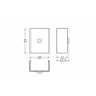 "U4" SMART16 rögzítő kúpos Topmet