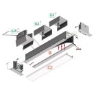 Smart in16 alu LED profil eloxált Topmet