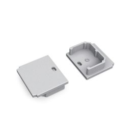   Linea-in20 Trimless süllyesztett fúrt végzáró ezüst Topmet