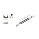 Floor8 eloxált LED profil Topmet