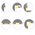 Omni10 AC2 PLUS natur alu LED profil Topmet