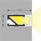 Topmet HI8 "C1" eloxált LED profil 2000 mm