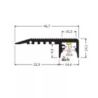 UP-MINI10 A eloxált 3000 LED profil Topmet