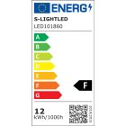 12W 3000K IP20 621LED/m 24V COB LED COB LED szalag S-lightLED