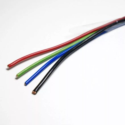 RGB 4-eres gerincvezeték 1*2,5+3*0,75mm² RGB LED szalag telepítéséhez SlightLED