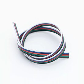   RGBW 5-eres vezeték 5x0.35mm2 RGBW LED szalag szereléshez SlightLED