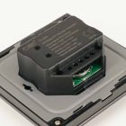 LED dimmer távszabályzó fali forgógombos RF fekete SlightLED