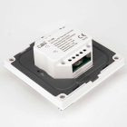 LED dimmer távszabályzó fali forgógombos RF fehér SlightLED