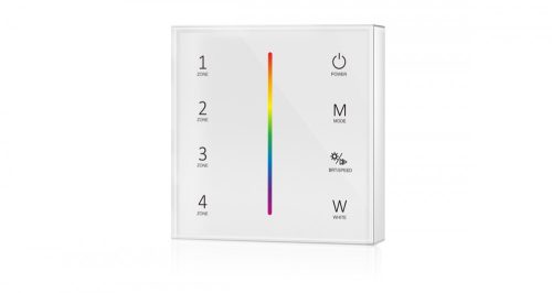 RGB/RGBW LED távszabályzó fali RF fehér Slightled