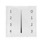LED dimmer 4 zóna távszabályzó DMX+ RF fali fehér S-lightLED