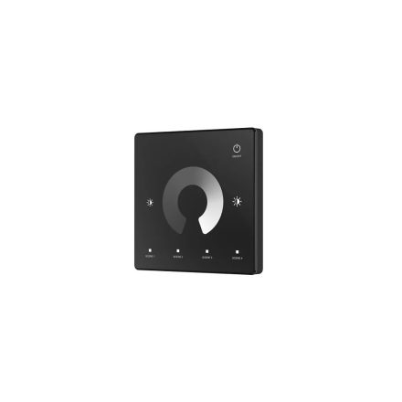 TW1 LED dimmer távszabályzó fali RF fekete S-lightLED