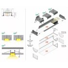 VARIO30-06 ACDE-9/U9 2000mm natur alu Topmet