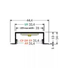 VARIO30-06 ACDE-9/U9 2000mm eloxált Topmet