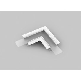   VARIO30-05 sarokidom síkban forduló 90°-os (fehér) LED profil Topmet