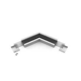   VARIO30-07 sarokidom síkban forduló 120°-os (eloxált) LED profil Topmet