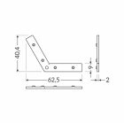 COMBO összekötő elem elemQ9-120 fokos Topmet