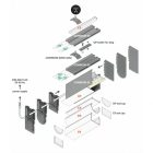 COMBO30-01 ACDE-9 2000 fekete LED profil Topmet