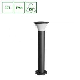   STELLA ROUND GU10 6W CCT 230V 270ST IP44 IK08 210X765MM CZARNY OKRĽGŁA SpectrumLED