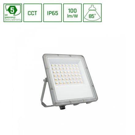 NOCTIS MAX CCT NAWIETLACZ 50W CCT 230V IP65 207x174x28mm SZARY 5 LAT GWARANCJI SpectrumLED