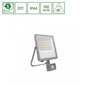   NOCTIS MAX CCT NAWIETLACZ 50W CCT 230V IP44 265x171x53mm SZARY CZUJNIK RUCHU 5 LAT GWARANCJ SpectrumLED