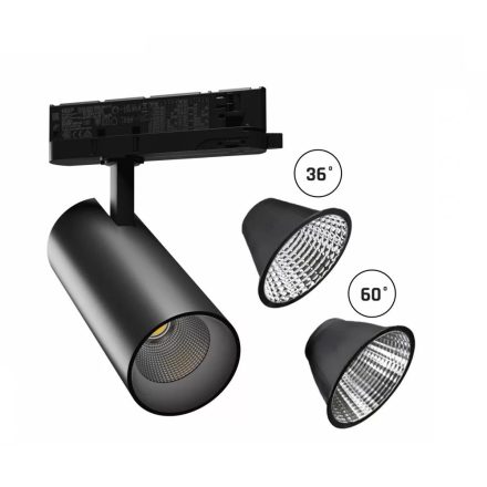 15-27W 4000K 36°/60° IP20 sínes lámpatest SpectrumLED