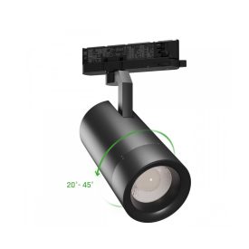 19-42W 4000K COB 20°/ 45° fekete sínes lámpa SpectrumLED