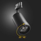 20W CCT 20°/ 45° fekete sínes lámpa SpectrumLED