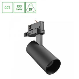 8W CCT 25° fekete sínes lámpa SpectrumLED