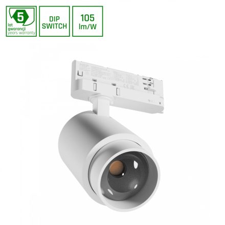 6-20W 4000K 8-45° fehér sínes lámpa SpectrumLED