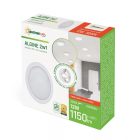 12W 3000K IP20 2IN1 kerek LED panel SpectrumLED