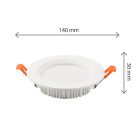 12W 4000K IP44 kerek LED panel SpectrumLED