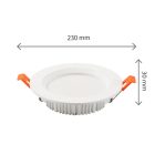 28W 6000K IP44 kerek LED panel SpectrumLED