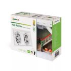 MDD MAXI Négyszögletes IP20 max 2X20W SpectrumLED