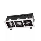 Modern Day MINI 3XGU10 IP20 fehér süllyesztett lámpatest SpectrumLED