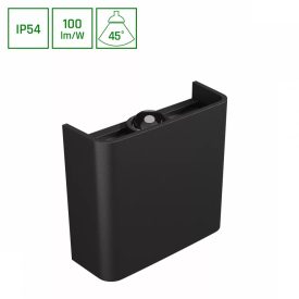   Lunarix sconce 2W CCT IP54 kültéri fekete fali lámpa SpectrumLED