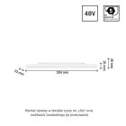 8W 3000K 100° fehér SYSTEM SHIFT - LINE S track lámpa SpectrumLED